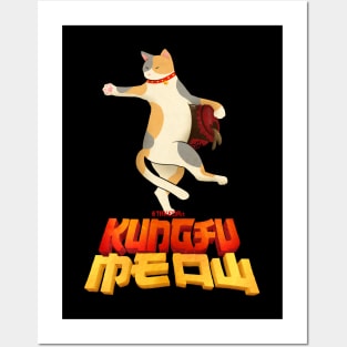 Kung Fu Cat #1 Posters and Art